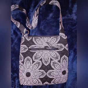 Vera Bradley Black and White Crossbody Bag